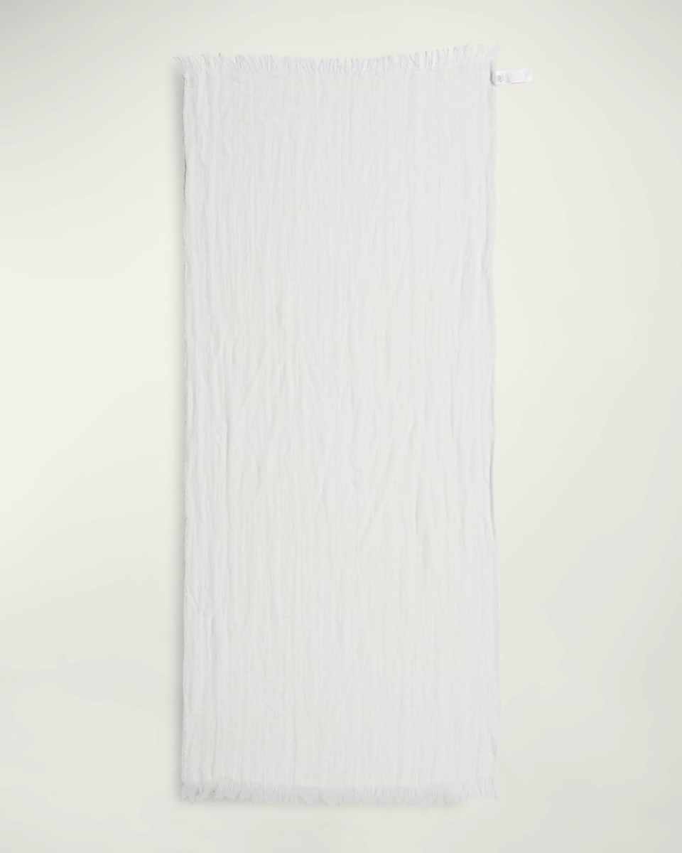 Tonal Fringe Flax Scarf