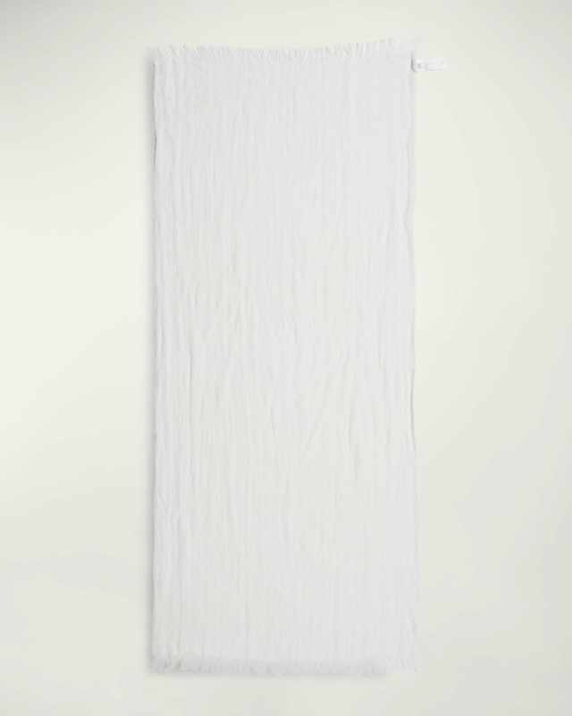 Tonal Fringe Flax Scarf