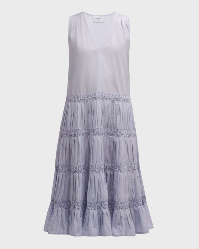 Wallis Sleeveless Smocked Midi Dress