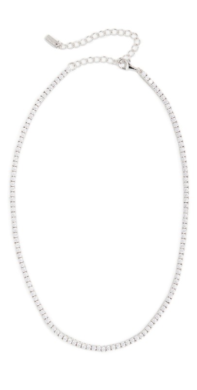 By Adina Eden Adina Tennis Choker Silver