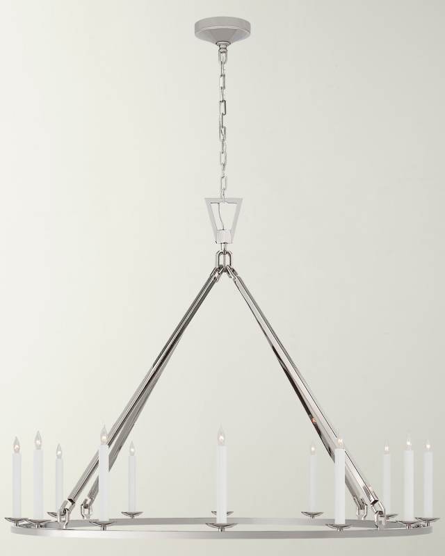 Darlana Extra Large Single Ring Chandelier By Chapman & Myers