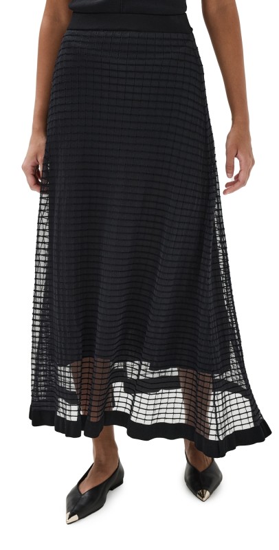 Cecilie Bahnsen Gemmakirt Matisseheer Grid Black Black