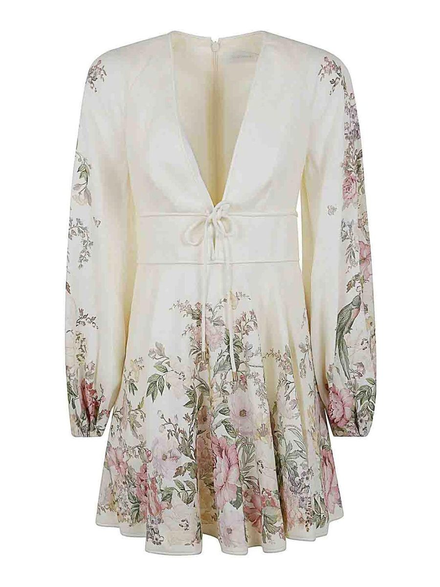 Zimmermann Robe Courte - Multicolore