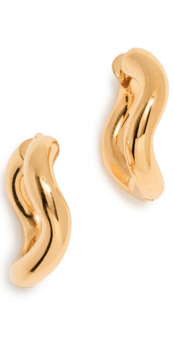 Charlotte Chesnais Wave Earrings Gold