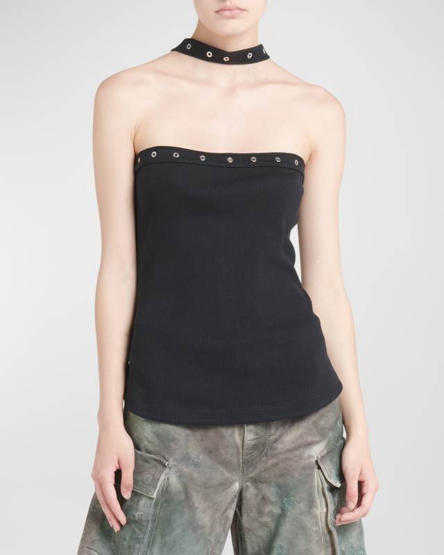 Lace-Up Halter Top