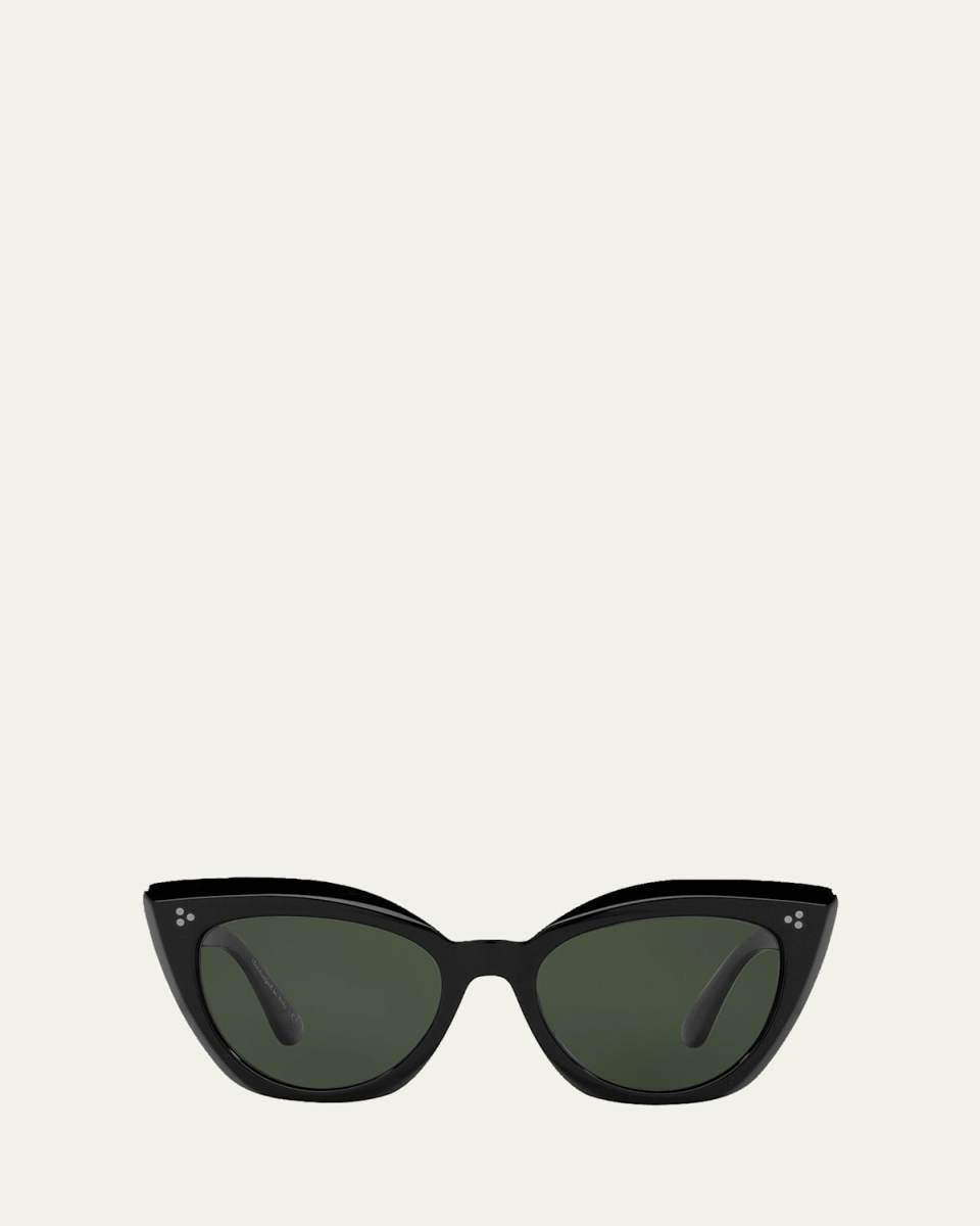 Laiya Dramatic Acetate Cat-Eye Sunglasses