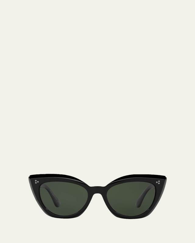 Laiya Dramatic Acetate Cat-Eye Sunglasses