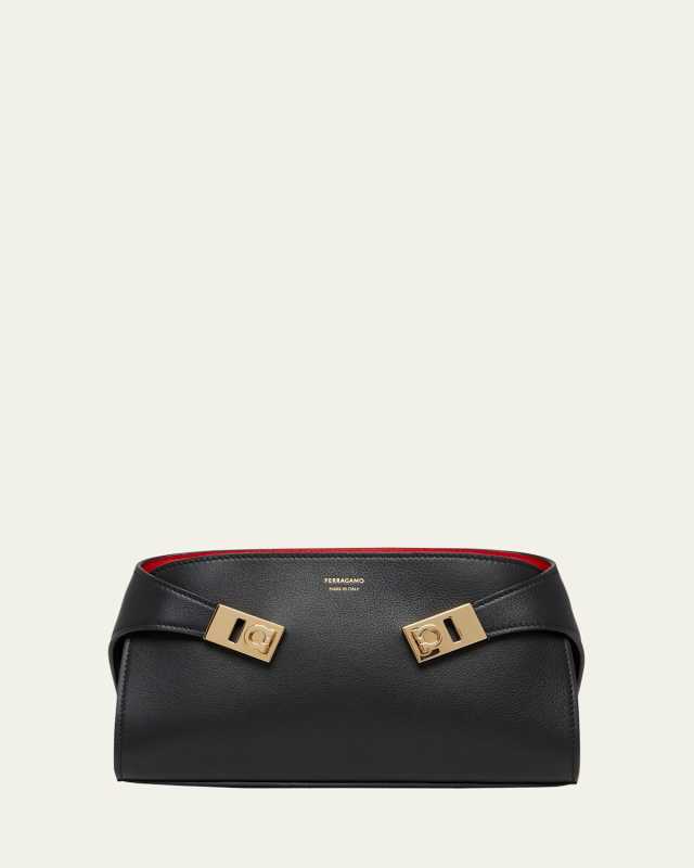 Mini Hug Leather Crossbody Bag