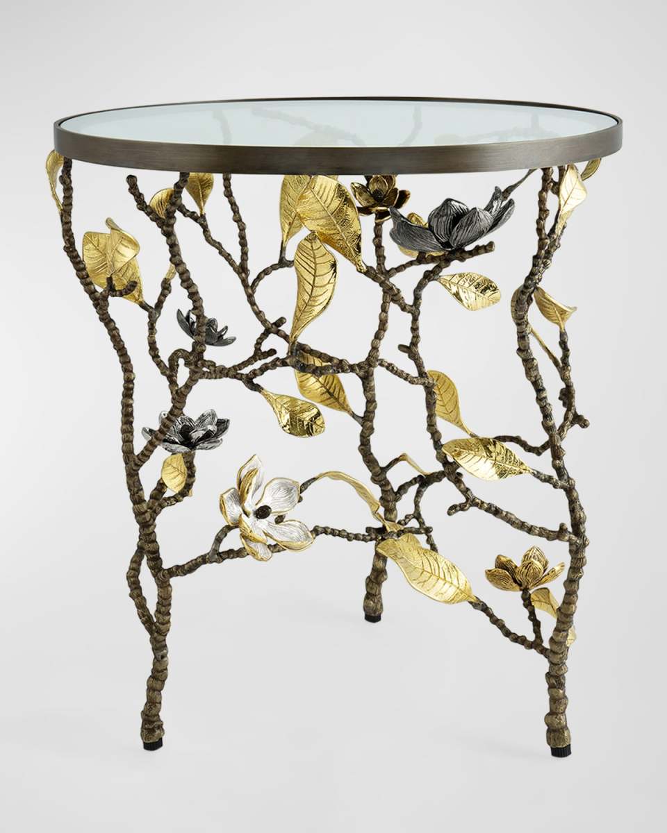 Vintage Bloom Side Table