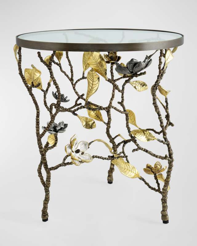 Vintage Bloom Side Table