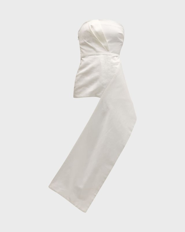 Wilson Strapless Draped Top