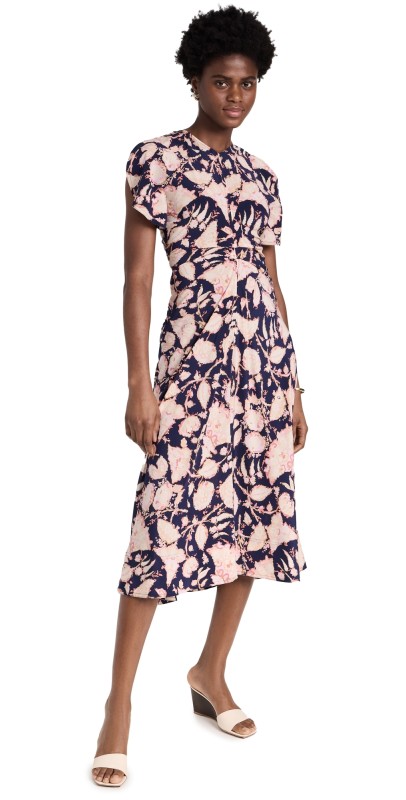 A. L.C. Remy Dress Maritime Navy Multi
