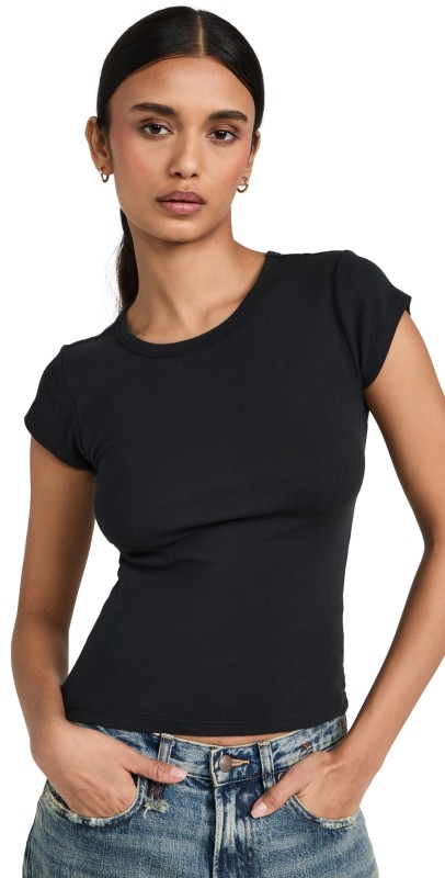 Z Supply 90's Baby Tee Black