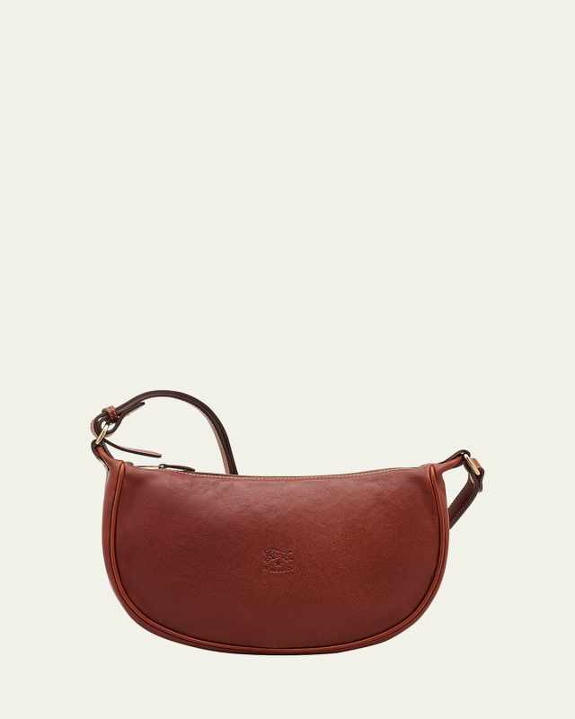 Luna Medium Vintage Leather Shoulder Bag