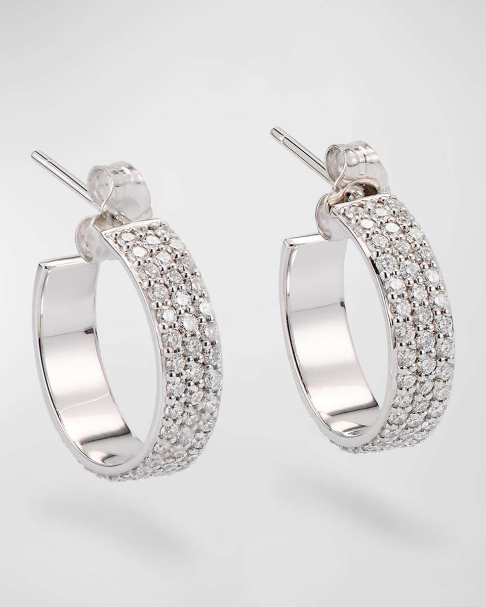 Flawless 15mm Diamond Vanity Huggies