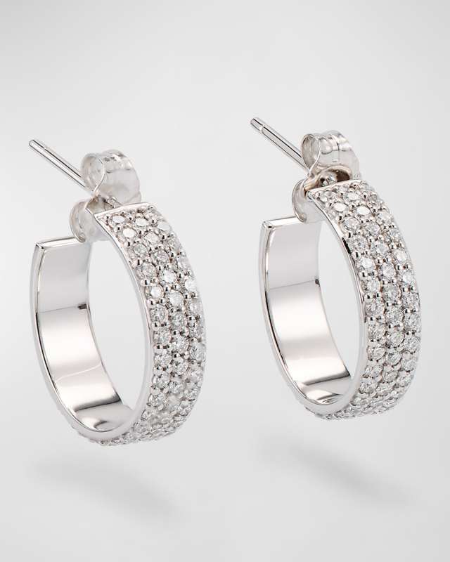 Flawless 15mm Diamond Vanity Huggies