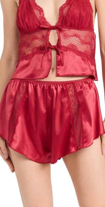 Kat the Label Lucille Short Red Red