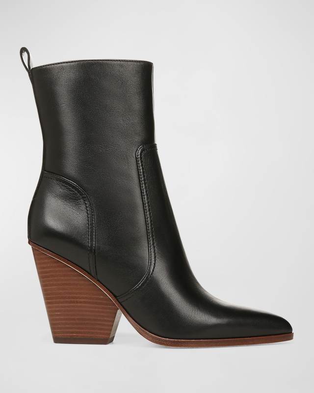 Logan Leather Ankle Boots