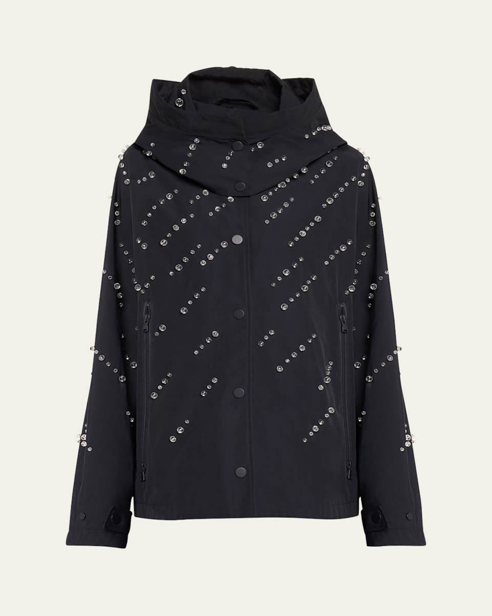Rainfall Embellished Utility Jacket
