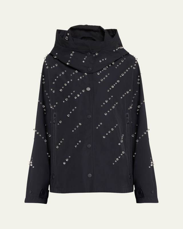 Rainfall Embellished Utility Jacket