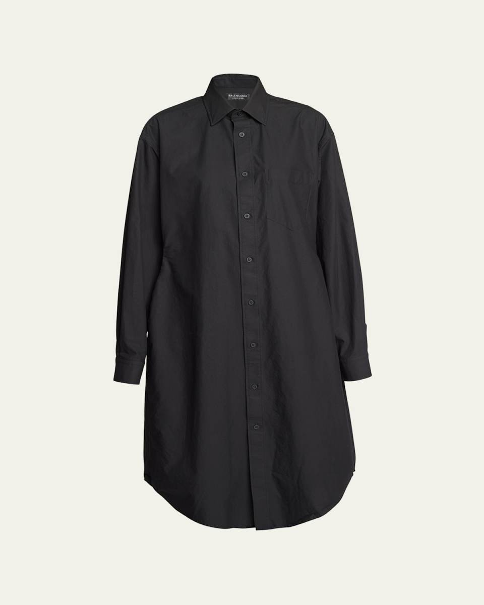 Button-Front Shirtdress