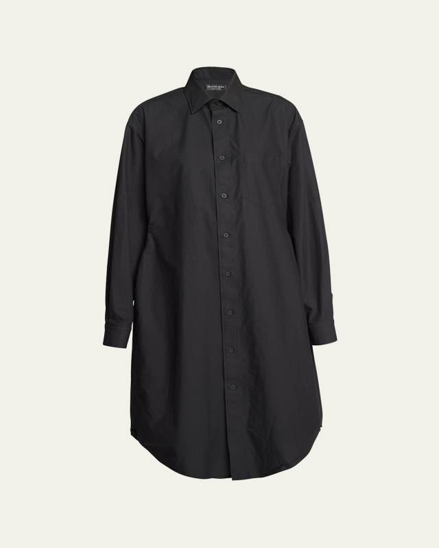 Button-Front Shirtdress