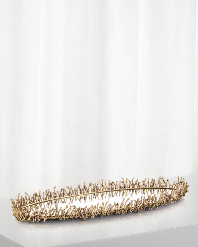 Brass Twigs Plateau Tray