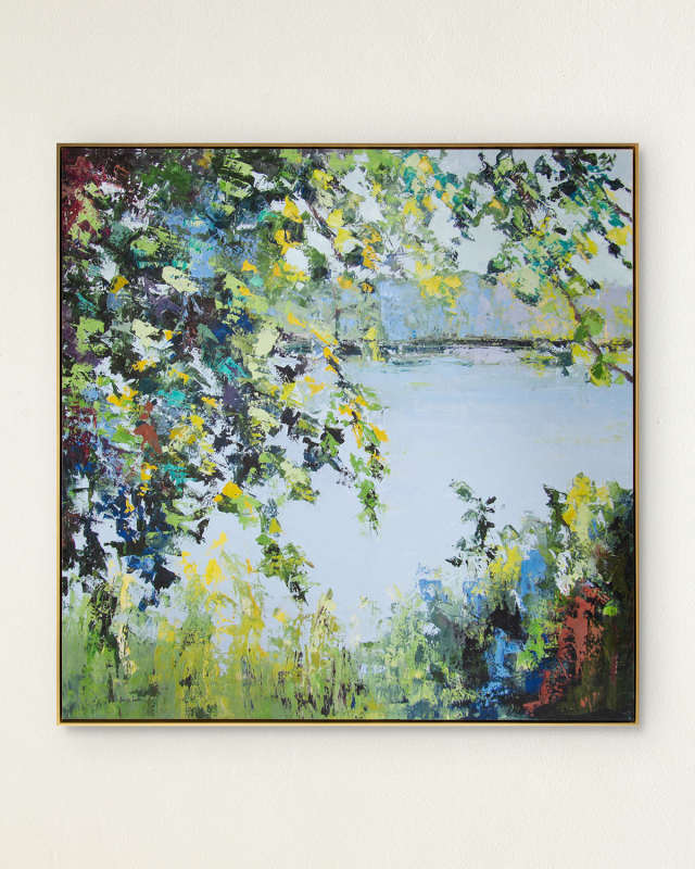 "The Secret Lake" Embellished Giclee by Lorrie Lane