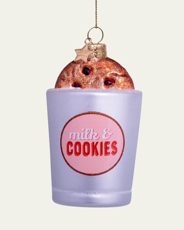 Cookies with Milk Christmas Ornament