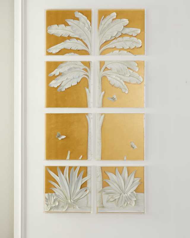 "Palm Tree" 8-Panel Wall Art