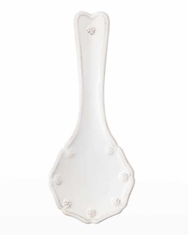 Berry & Thread Spoon Rest - Whitewash