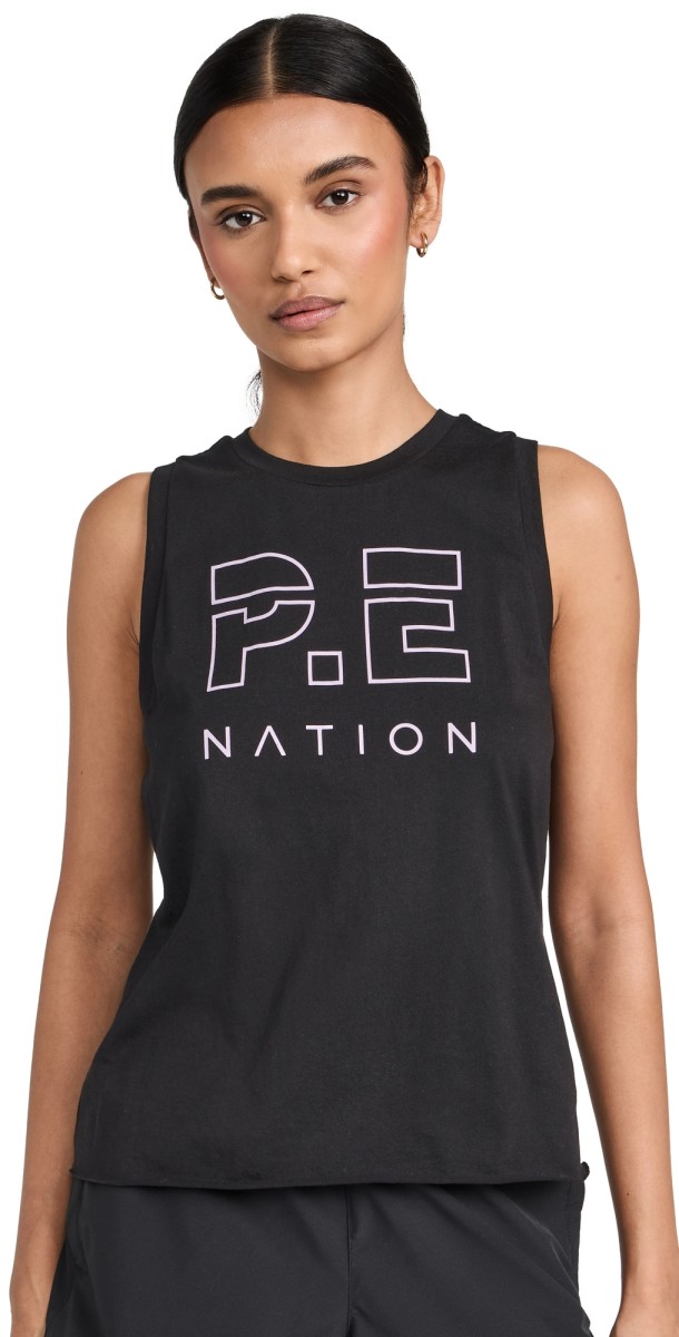 P. E NATION Shuffle Tank Black