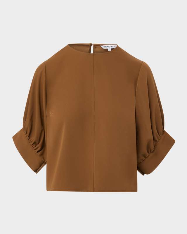 Margaret Matte Crepe Top