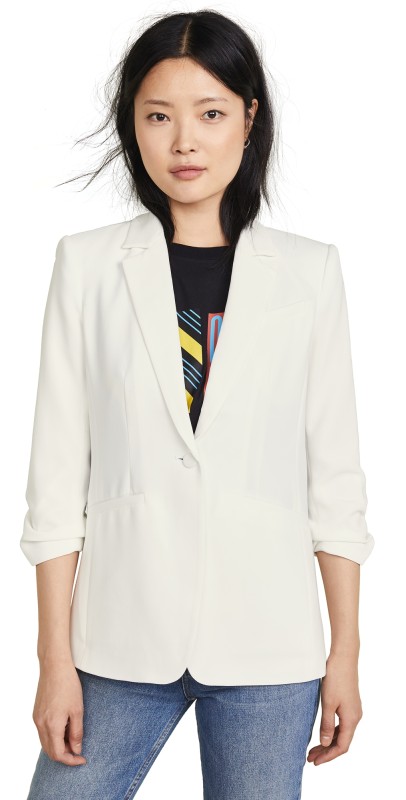 Cinq à Sept Crepe Khloe Blazer Navy