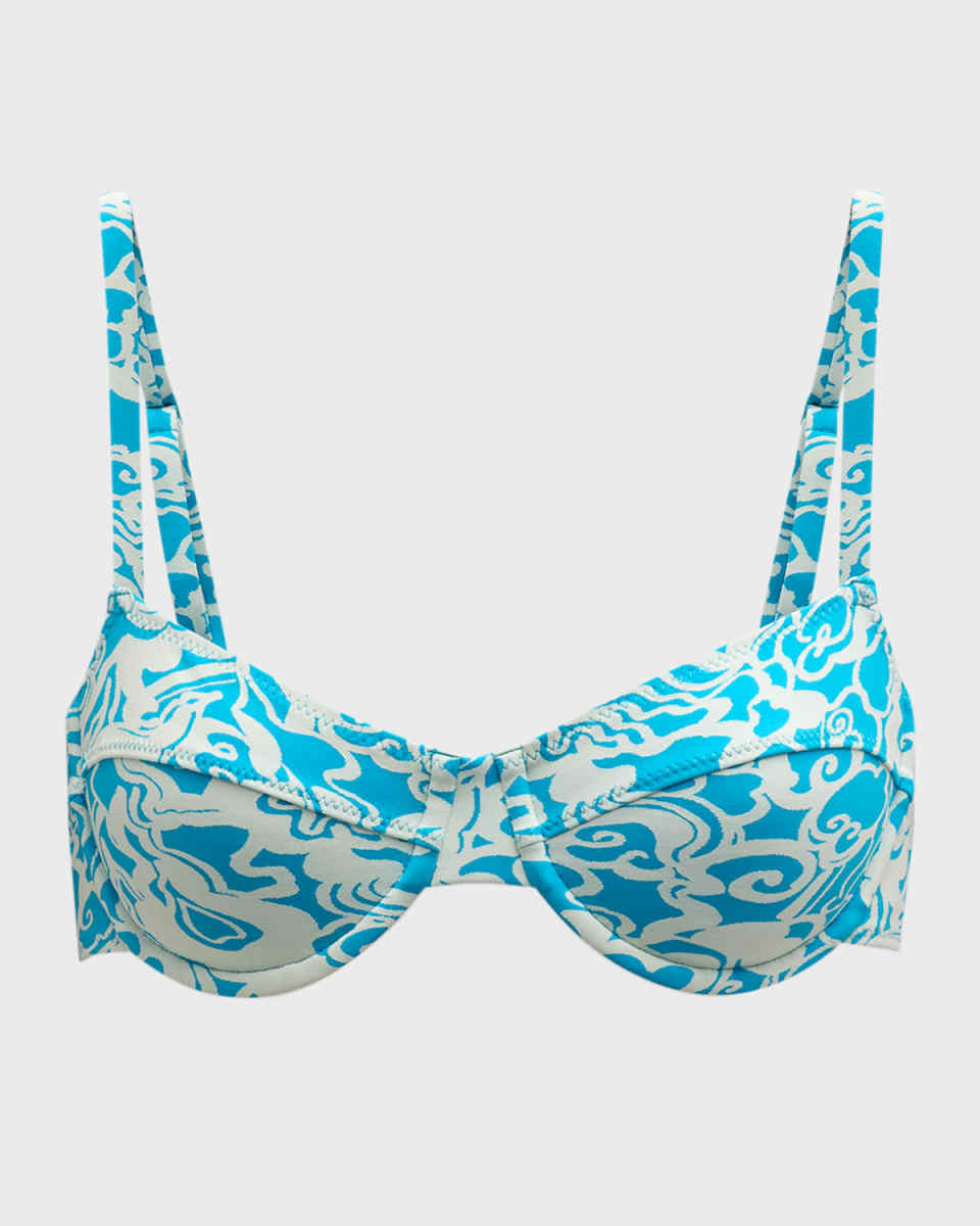 Dylan Abstract Underwire Bikini Top