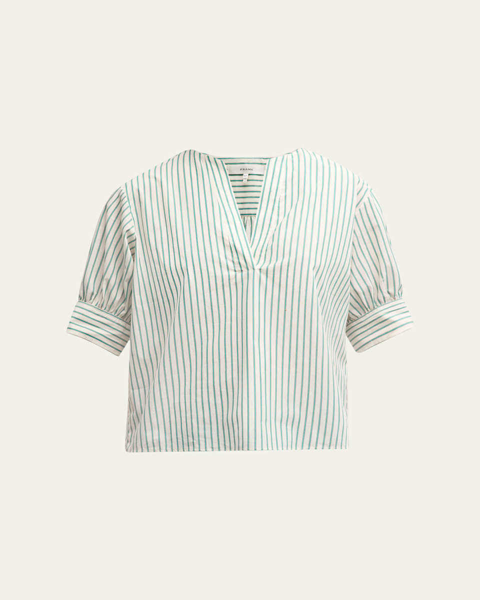 V-Neck Popover Top