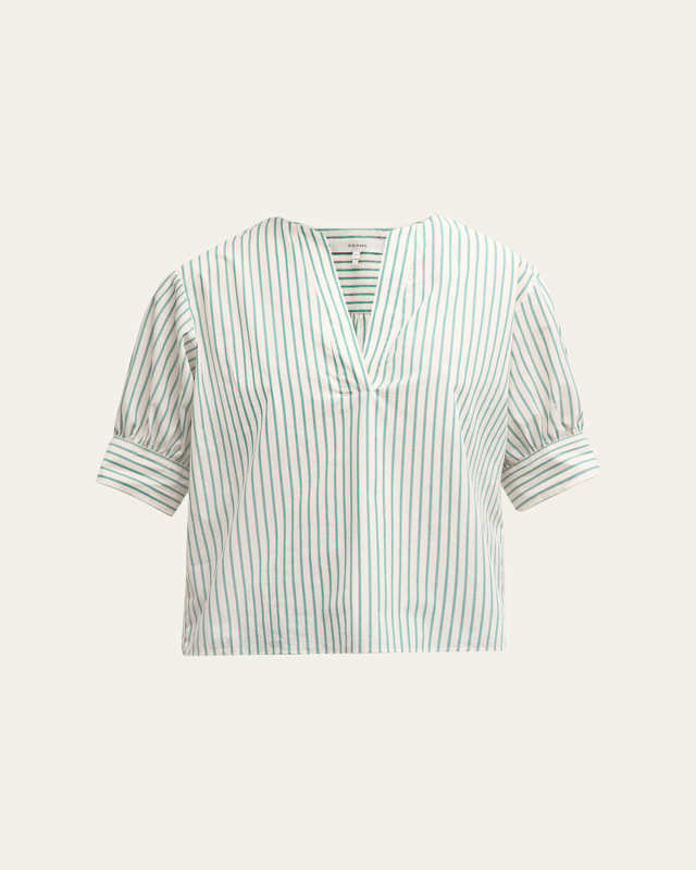 V-Neck Popover Top
