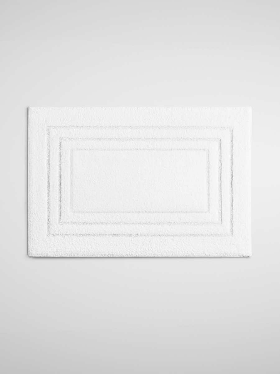 Plush Bath Mat - White