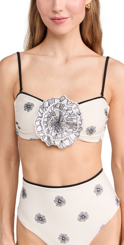 Ancora Bikini Top Blooming Sea