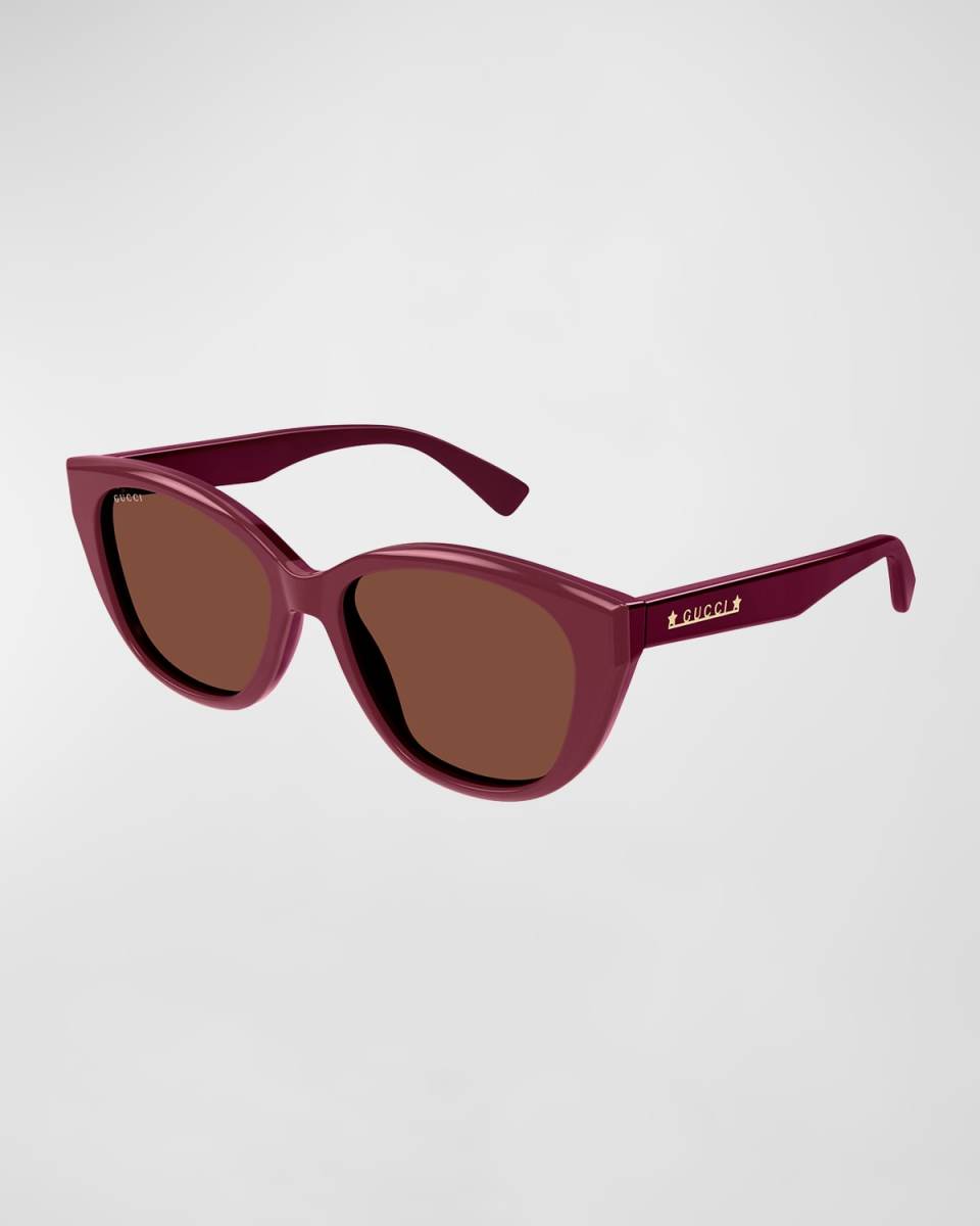 Star Logo Acetate Cat-Eye Sunglasses