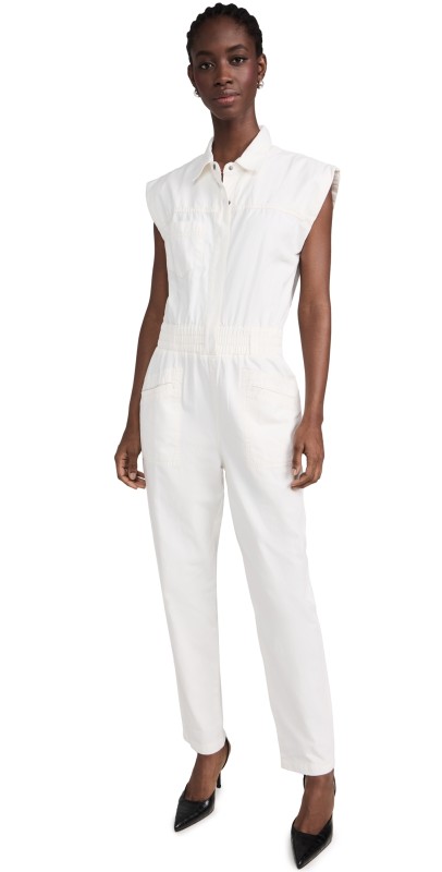 Pistola Denim Rosie Jumpsuit Porcelain