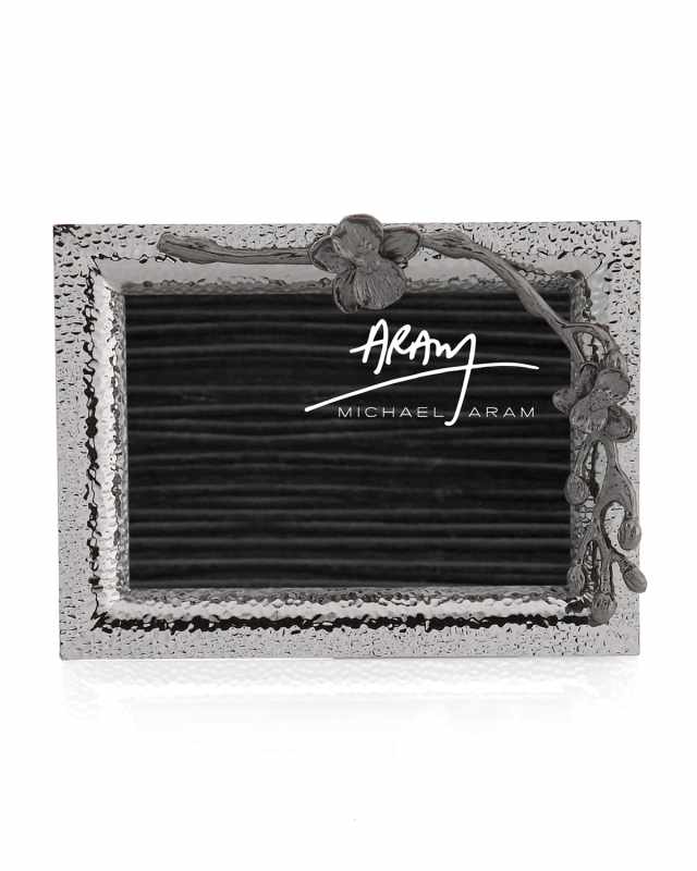 Black Orchid Picture Frame, 4" x 6"