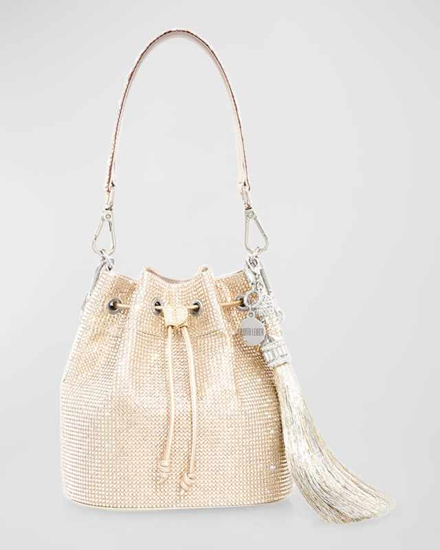 Piper Medium Crystal Bucket Bag