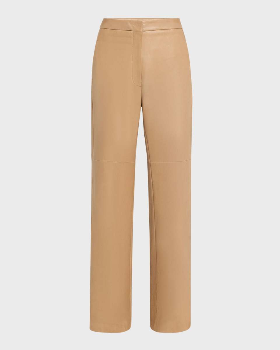 Getti Wide-Leg Leather Trousers