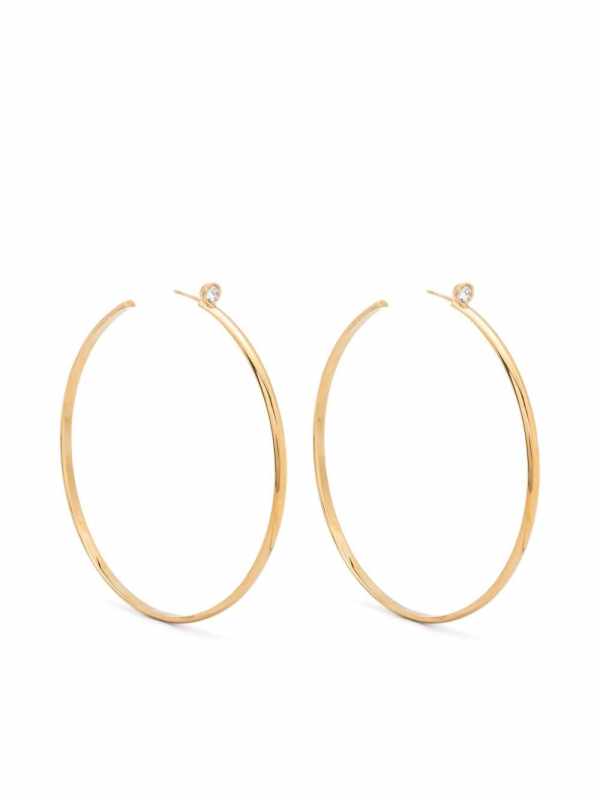 large Maya hoop earrings