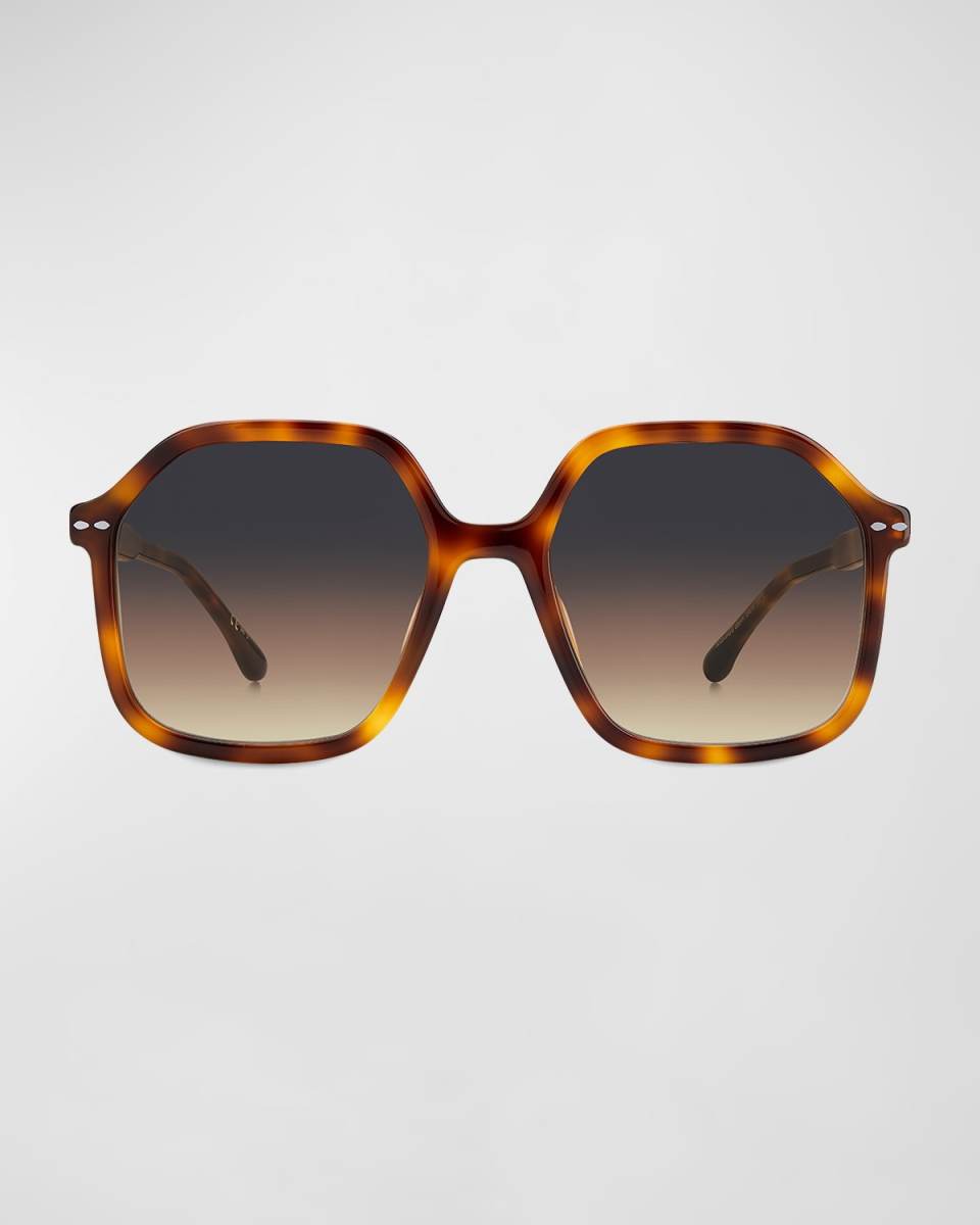 Geo Square Acetate Sunglasses