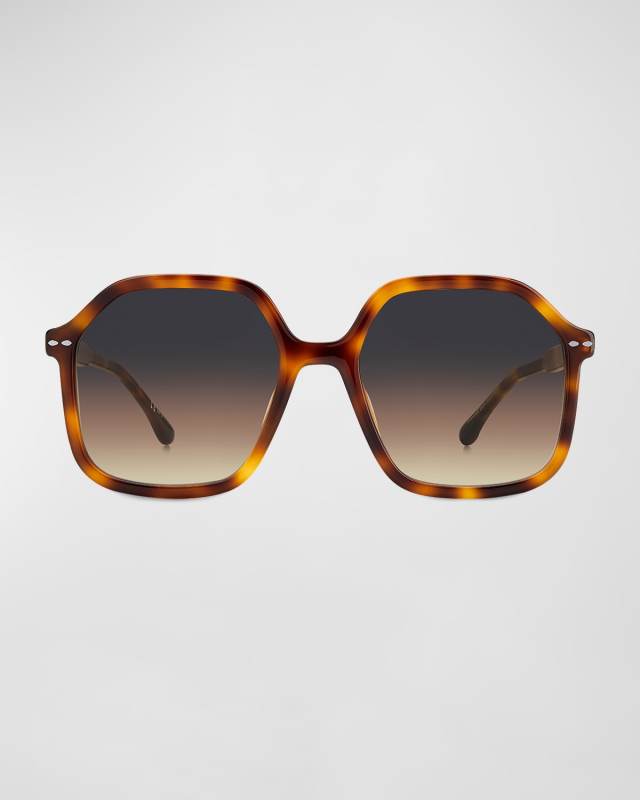 Geo Square Acetate Sunglasses