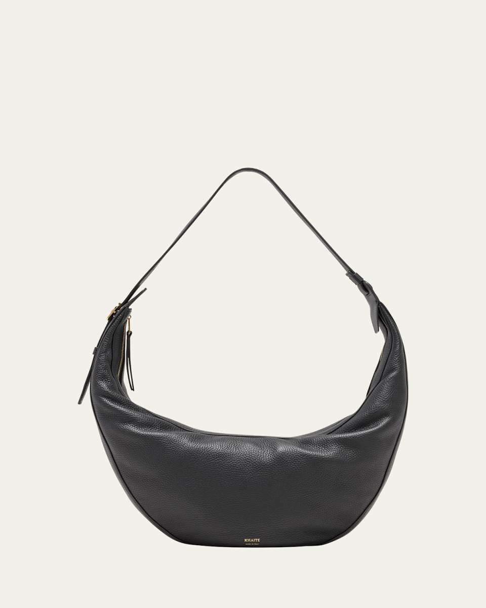 Augustina Calfskin Hobo Bag