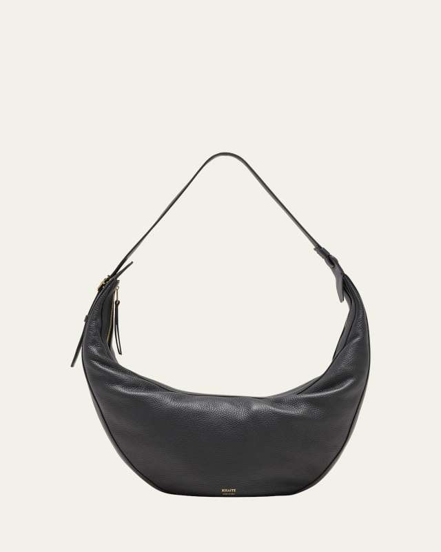 Augustina Calfskin Hobo Bag