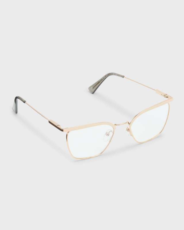 Be a Wolf Metal Cat-Eye Glasses